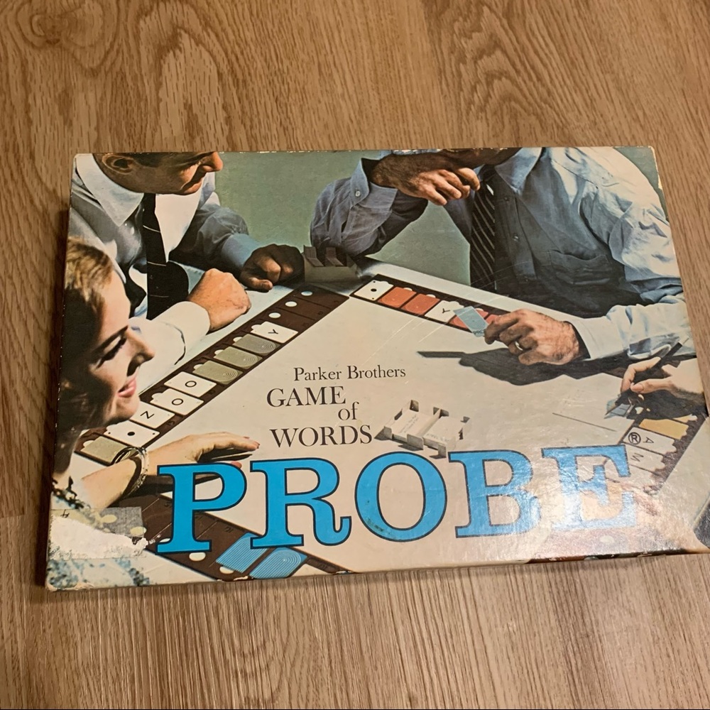 Vintage Probe Game Parker Brothers‎ Game Of Words Family Fun